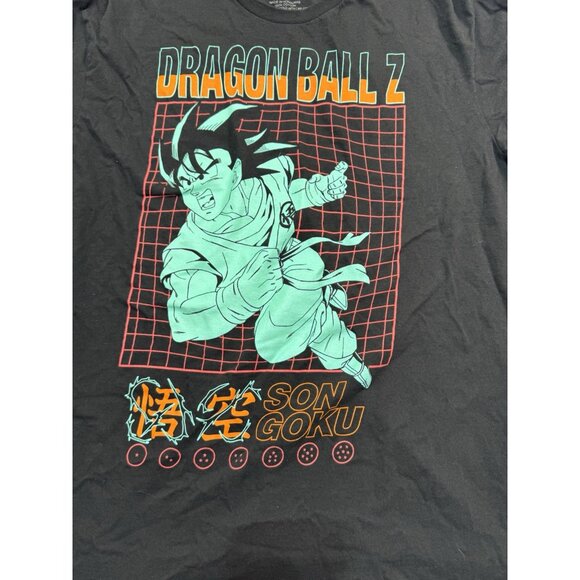 DBZ Dragon Ball Z Son Goku Graphic T-Shirt Men's Size 2XL Black Cotton Shirt NWT - Picture 4 of 8